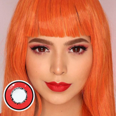 Lentile de contact colorate cu prescripție roșie Element Cosplay